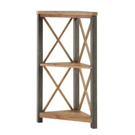 Baumhaus - Urban Elegance - Reclaimed Small Corner bookcase VPR01D