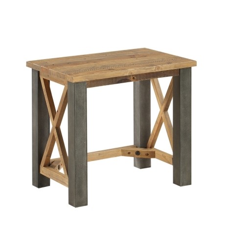Urban Elegance Reclaimed Open Front Side / Lamp Table VPR08B