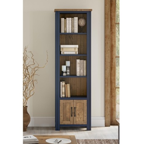 Splash of Blue Narrow Bookcase VTTB01C
