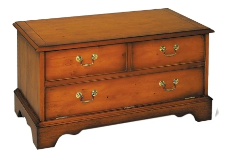 Reproduction TV Stand With Wooden Door (Choice of Finish)