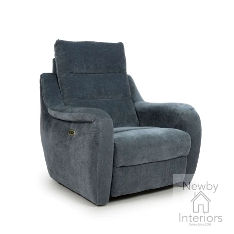 APO-311E-DK - Apollo Dusk Velvet Electric Power Recliner Chair