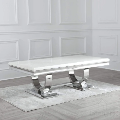 Chelsea-Coffee - Arianna Marble Coffee Table (Choose Colour)