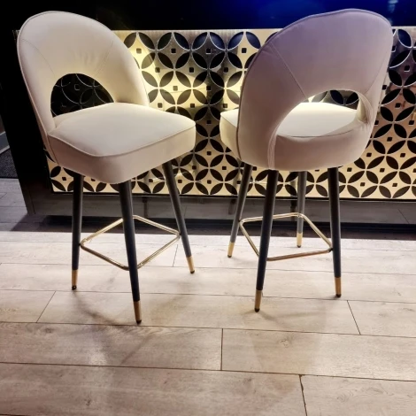 6-BS-ASTRA61512-BEI-L - Astra Cream PU Bar Stools (Pair)