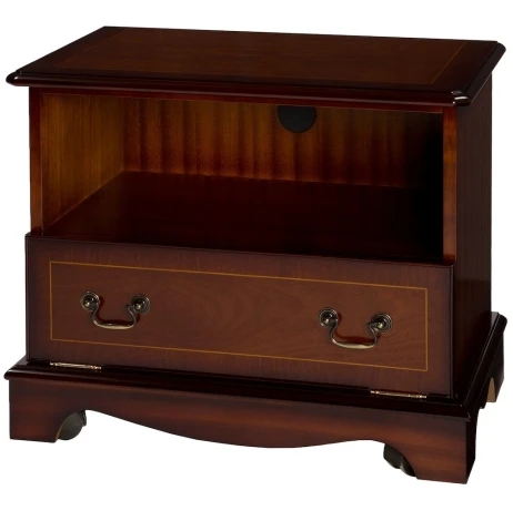 A616 - Reproduction TV Cabinet with Drop Down Flap (Choice of Finish)