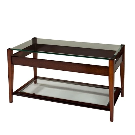 A809 - Reproduction Sheraton Glass Coffee Table (Choice of Finish)