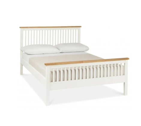 4803-51BD - Atlanta Two Tone High Footend Bedstead (122cm Small Double)