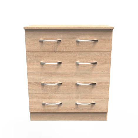 Avon Bardolino Oak 4 Drawer Wide Chest