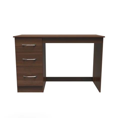 AVN032N - Avon Noche Walnut Single Pedestal Vanity Table