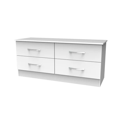 AVN036-W - Avon White Matt 4 Drawer Bed Box