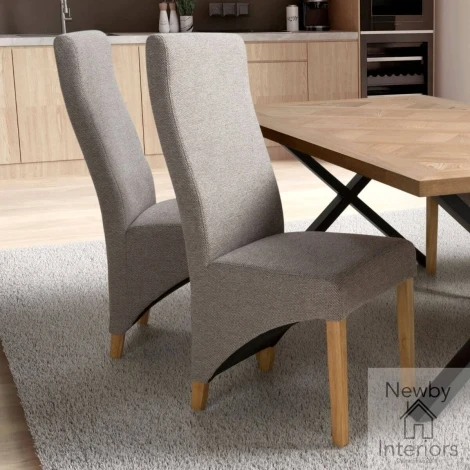 084-20-22-01-01 - Baxter Mocha Weave Dining Chair (Pair)
