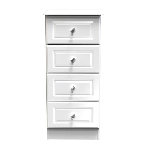 Balmoral White Gloss 4 Drawer Chest