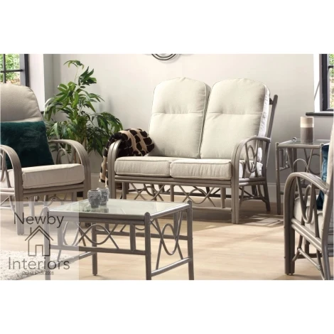 Bali Grey Wash, Cane 2 Seater & 2 Armchairs