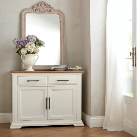 Belgrave Two Tone Narrow Sideboard Low Price Clearance