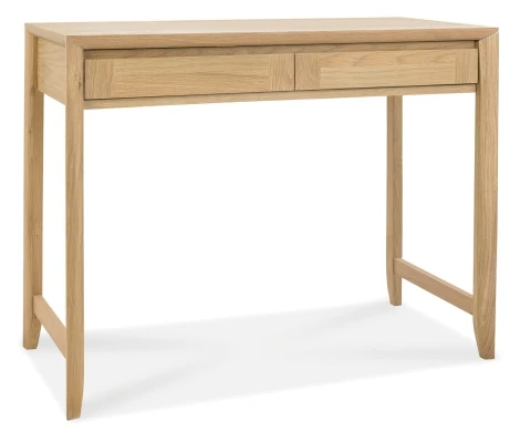 Bergen Oak Desk With Keyboard Drawer