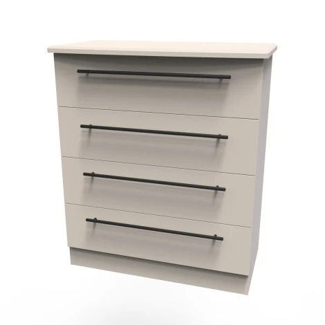 BEV011-KM-KM - Beverley Kashmir Matt 4 Drawer Chest