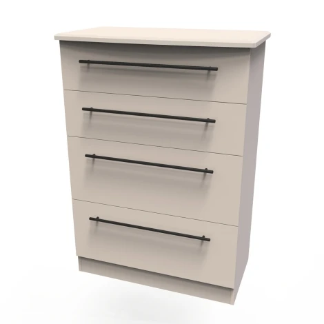 BEV050-KM-KM - Beverley Kashmir Matt 4 Drawer Deep Chest