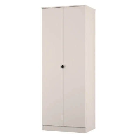 BOP080-KM-KM - Bora Kashmir Matt Tall 2ft6in Plain Double Wardrobe