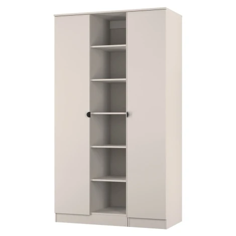 BOP195-KM-KM - Bora Kashmir Matt Triple 2 Door Wardrobe