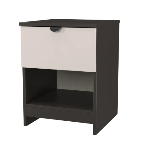 BOP605-KM-GB - Bora Kashmir Matt & Graphite 1 Drawer Locker