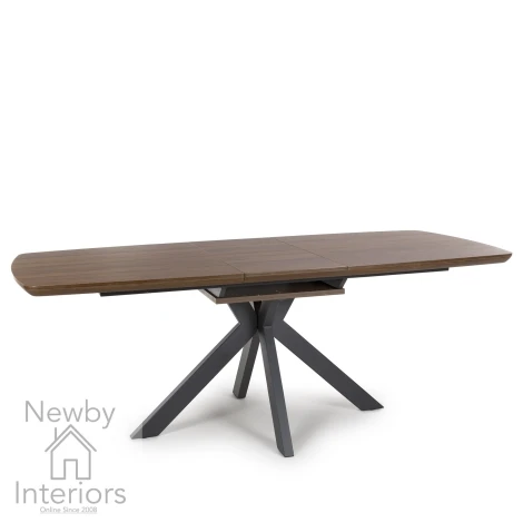 Boston Smoked Oak Extending Dining Table 1.6m to 2.0m