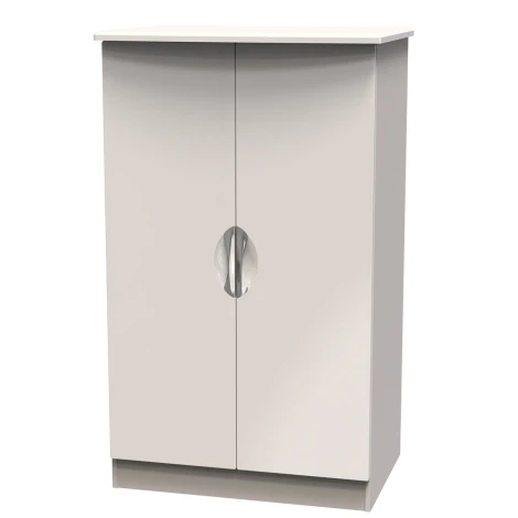 CAM058-KG-KM - Camden Kashmir Gloss 2 Door Double Plain Midi Wardrobe