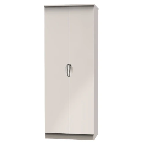 CAM085-KG-KM - Camden Kashmir Gloss Tall 2ft6in Double Hanging Wardrobe