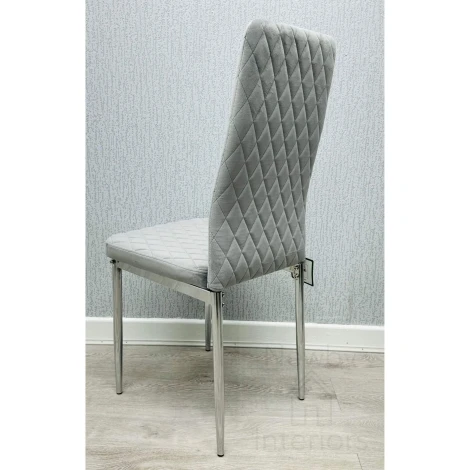 California Grey Velvet Chair (Pair)