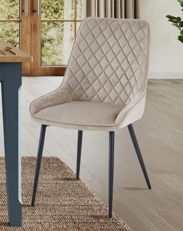 Signature Mink Velvet Dining Chair (Pair) CFR03D