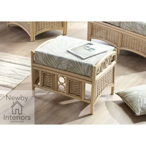 Chelsea Footstool - Chelsea Natural Wash, Cane Footstool