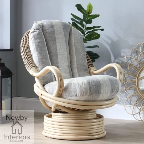 Clifton Natural Wash, Cane Deluxe Swivel Rocker