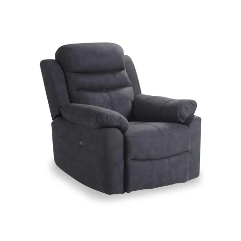 Conway Charcoal Fabric Electric Power Reclining Chair