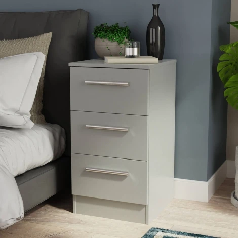Contrast Dusk Grey 3 Drawer Chest