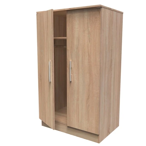 Contrast Bardolino Oak 2 Door Plain Medium Robe