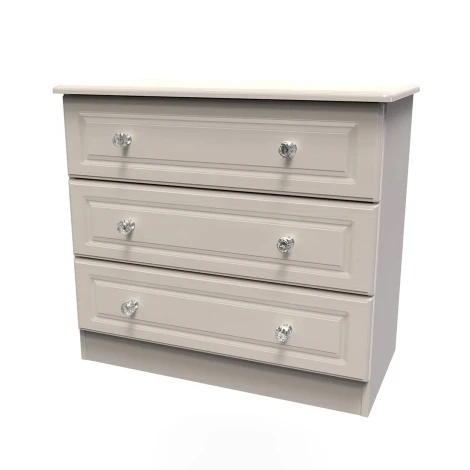 Crystal Kashmir Ash 3 Drawer Wide Chest