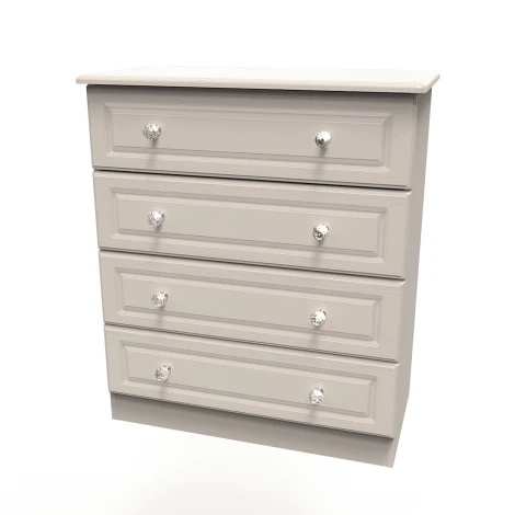 Crystal Kashmir Ash 4 Drawer Wide Chest
