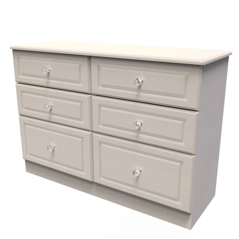 Crystal Kashmir Ash 6 Drawer Medium Chest