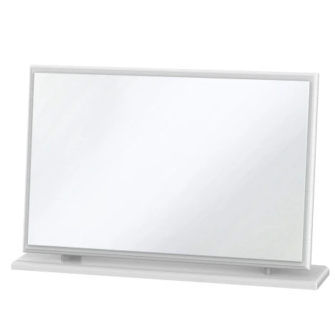 Crystal White Ash Rectangular Large Mirror