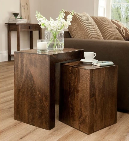 DCNT - Dakota Mango Cube Nest Tables