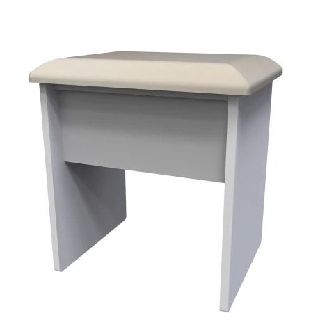 DEV040-GM - Devon Grey Matt Small Stool