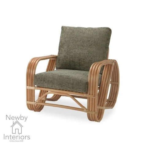 Desser - Pretzel - Natural - Cane Armchair