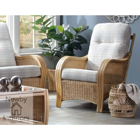 Desser - Turin - Light Oak - Cane Armchair