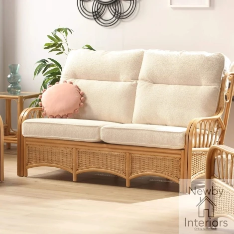 Desser - Vale - Light Oak - Cane 3 Seater Sofa