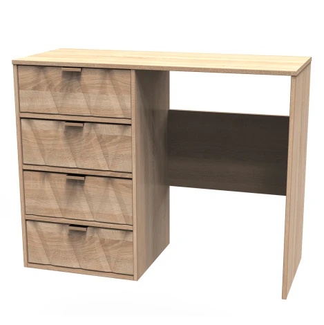 Diamond Bardolino Oak Single Pedestal Dressing Table