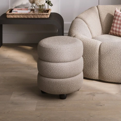 Emi Buff Boucle Pouffe