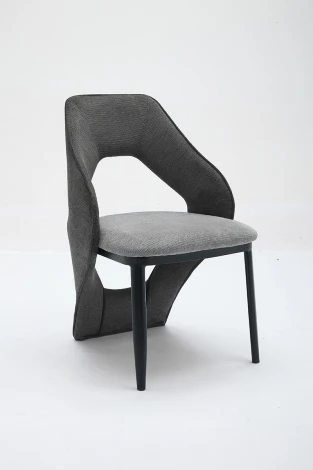 DC1412 - Engelberg Grey Seat Dining Dining Chair (Pair)