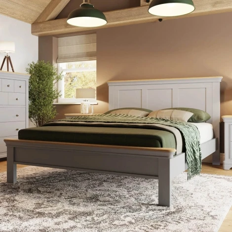 FAR50DG - Faire 5ft Panel Bed in Dove Grey