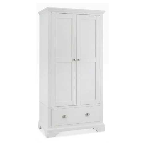 8006-82 - Hampstead White Double Wardrobe