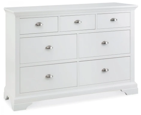 Hampstead White 3+4 Drawer Chest