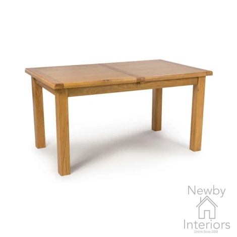 HAM-203 - Hampshire Natural Wooden Extending Dining Table 150cm to 195cm