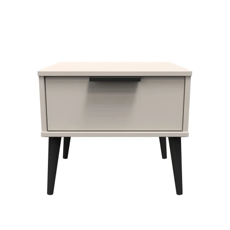 Hong Kong Kashmir Matt 1 Drawer Medium Chest Wooden Leg